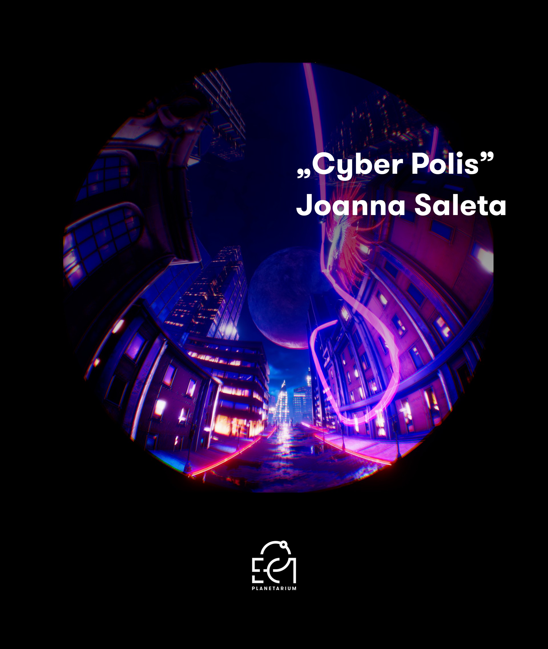 Kadr z etiudy "CyberPolis" Joanny Salety