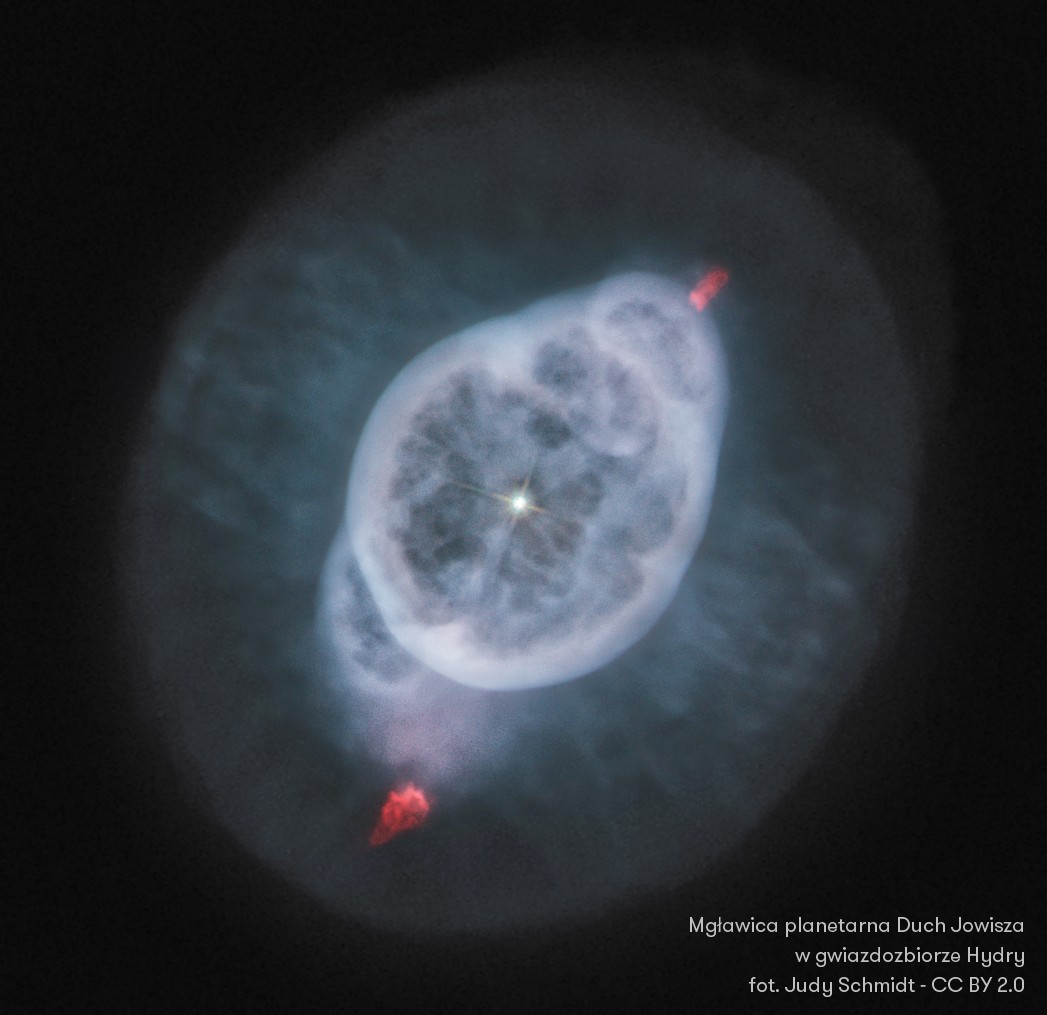 Mgławica planetarna Duch Jowisza w konstelacji Hydry