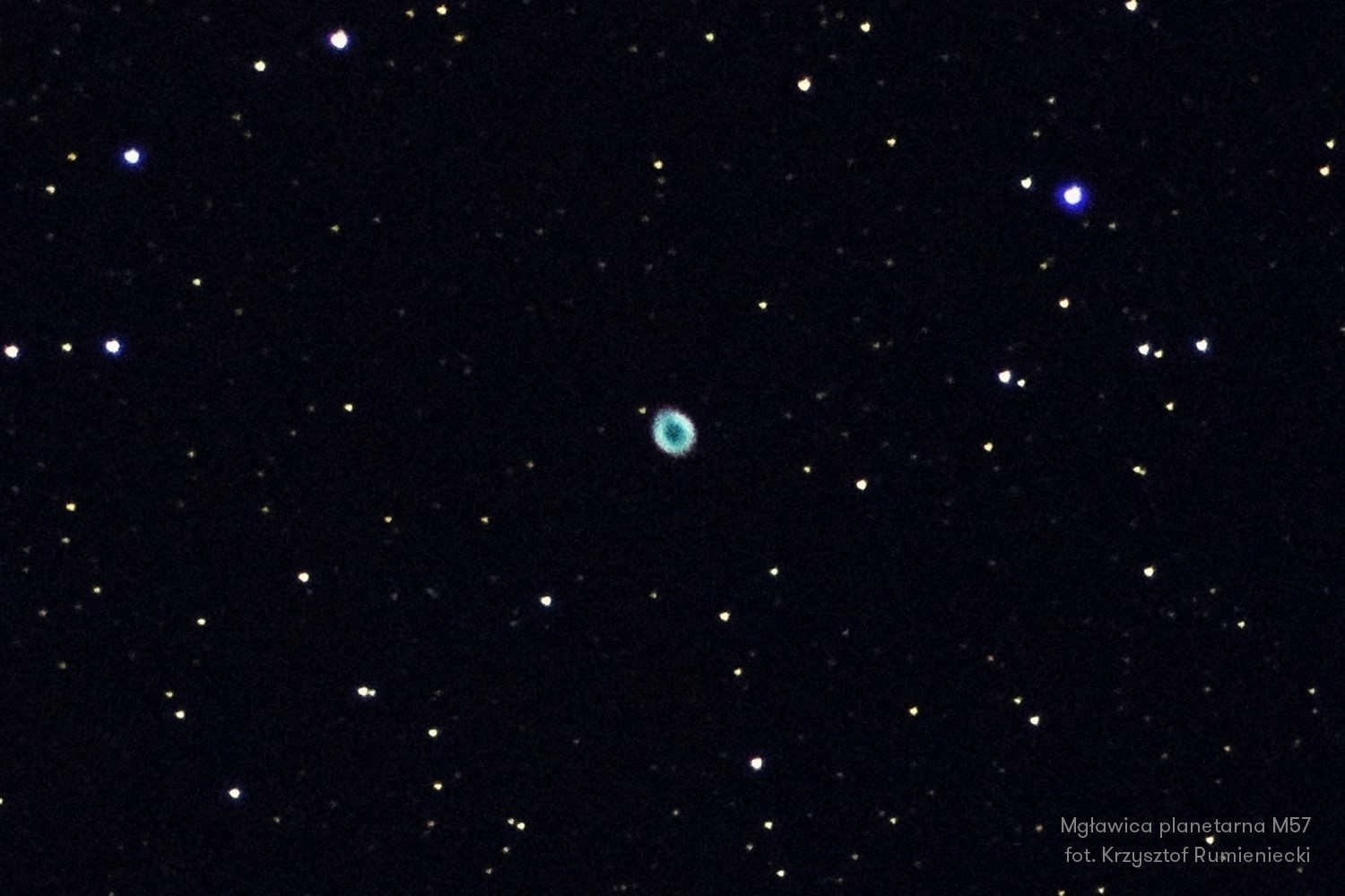 Zdjęcie mgławicy planetarnej M57