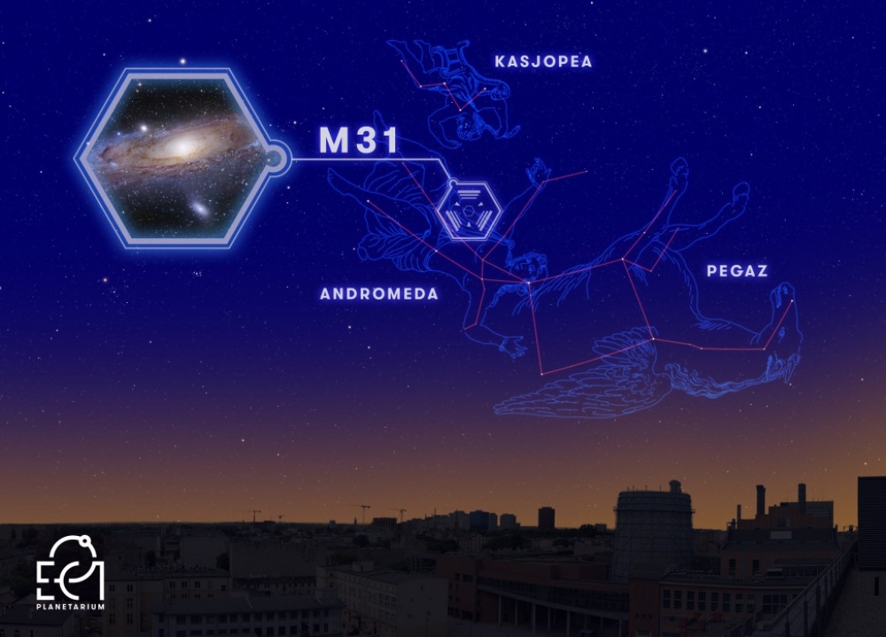 Gdzie znaleźć mgławicę M31?