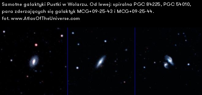 Samotne galaktyki Pustki w Wolarzu