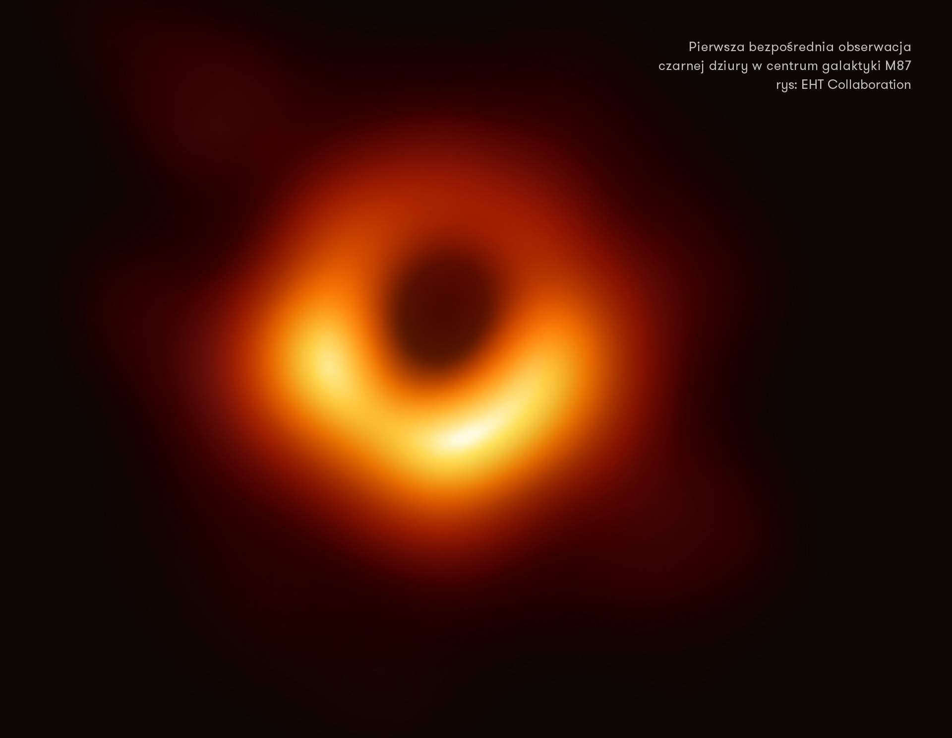 Czarna dziura, serce galaktyki M87