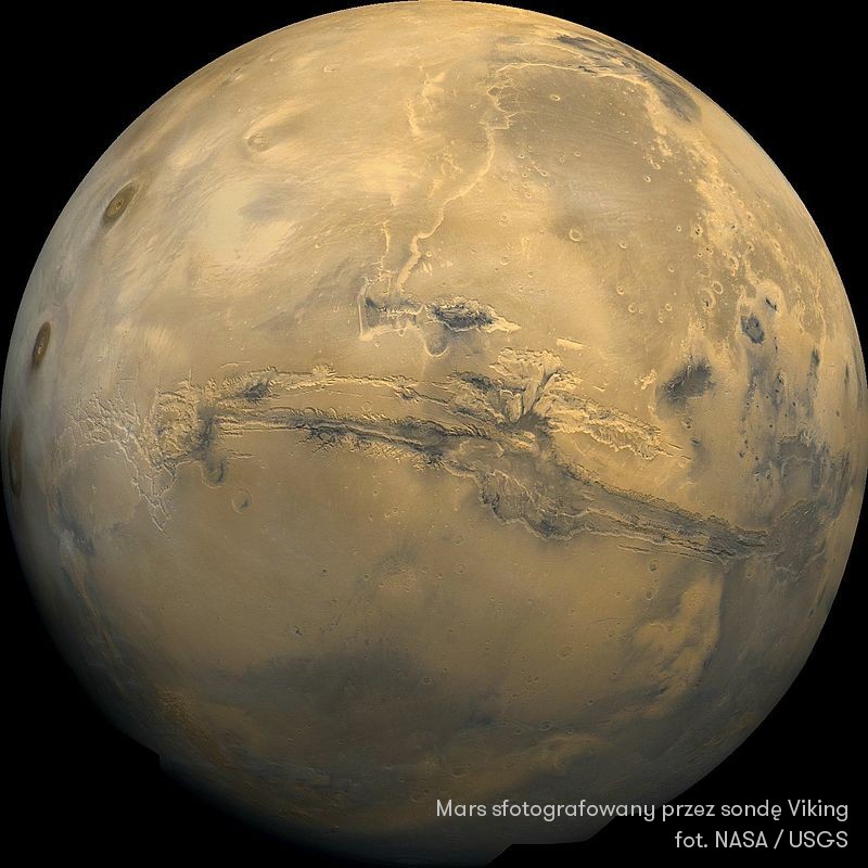Zdjęcie powierzchni Marsa wykonane przez sondę Viking