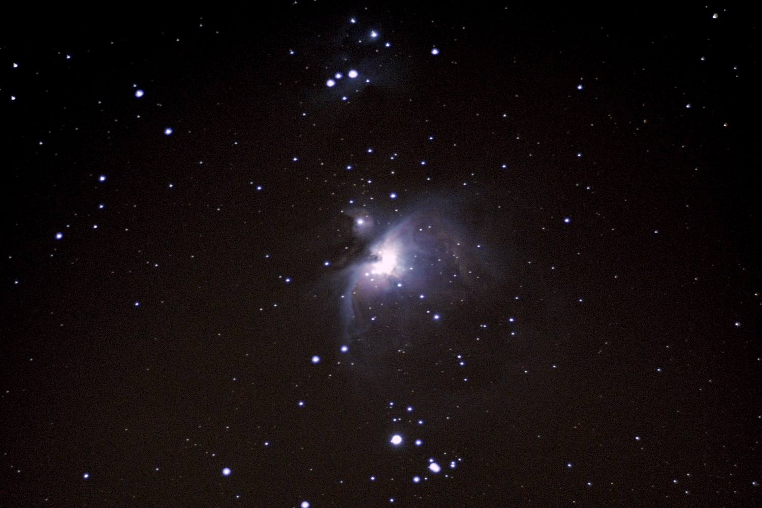 Przykład: M42, zdjęcie stackowane