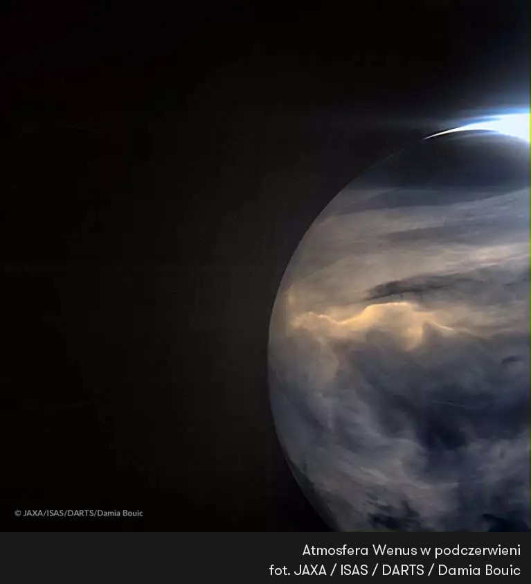 Atmosfera Wenus w podczerwieni